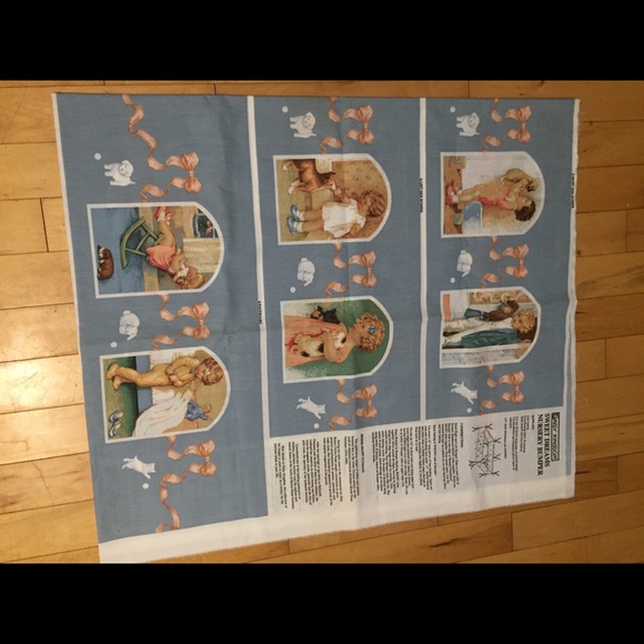 Daisy Kingdom Sweet Dreams Nursery Bumper: FABRIC - Picture 13 of 13